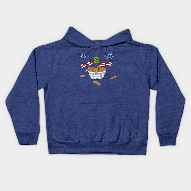 Patatas millonarias Kids Hoodie by TeeAguss